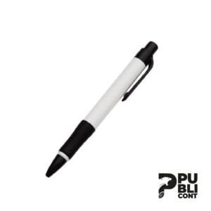 Lapicero de Plástico delgado blanco y negro