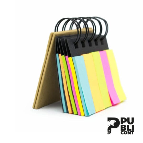 Mini libreta Post it con tapa dura ecológica A7