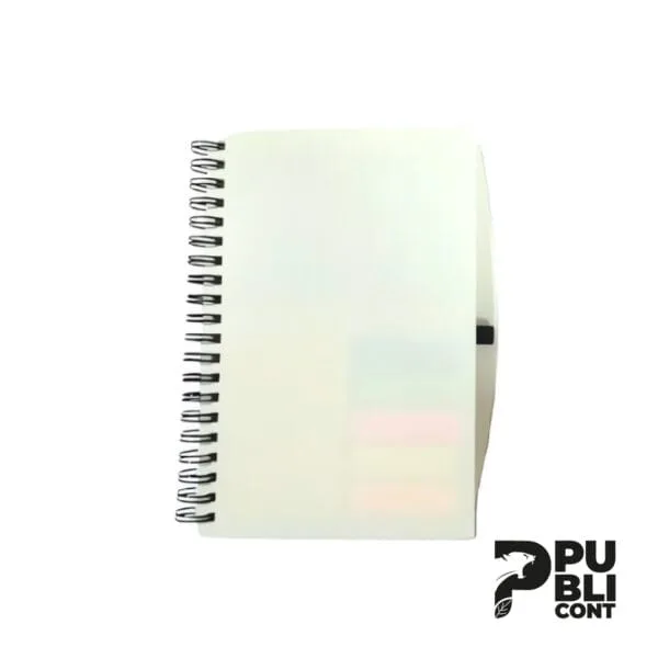 Libreta Post-It A5 con tapa transparente BLANCO