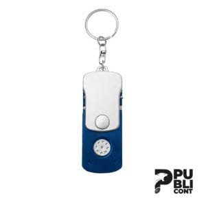 Llavero con herramienta más linterna AZUL