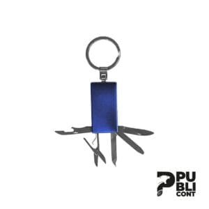 Llavero Multiuso 5 funciones AZUL