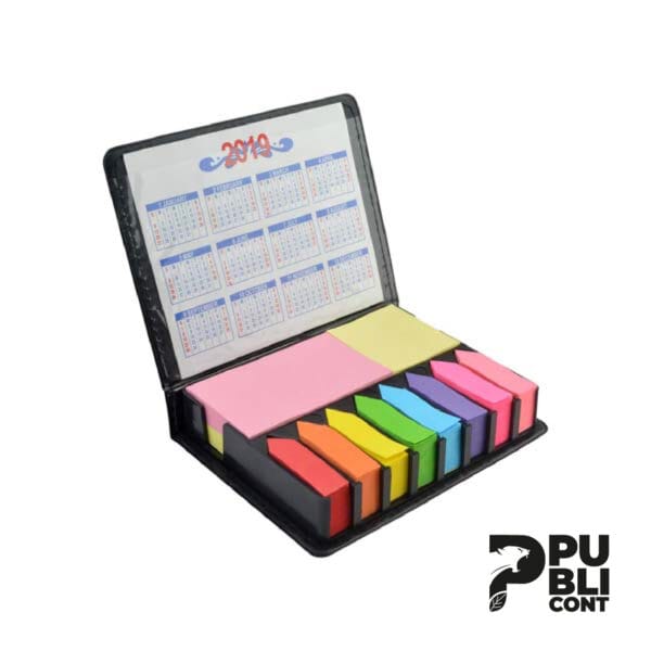 Porta Taco con calendario y Post-it