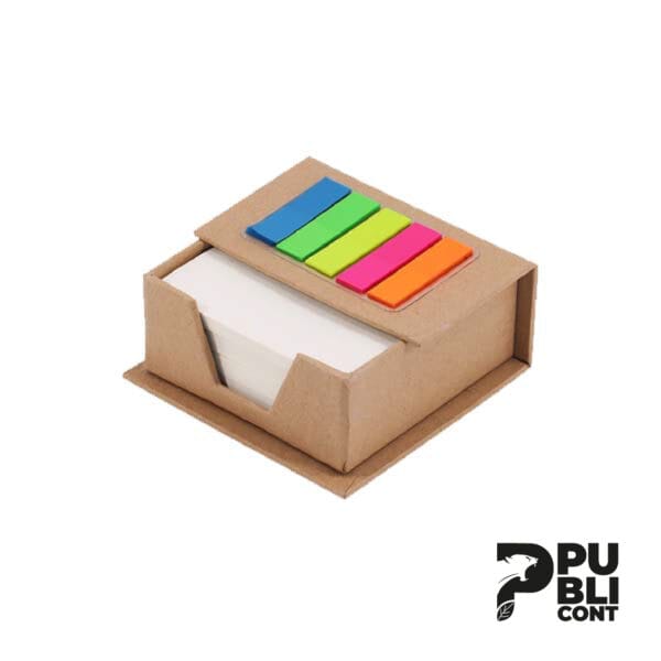 Porta Taco en caja ecológica con Post-it