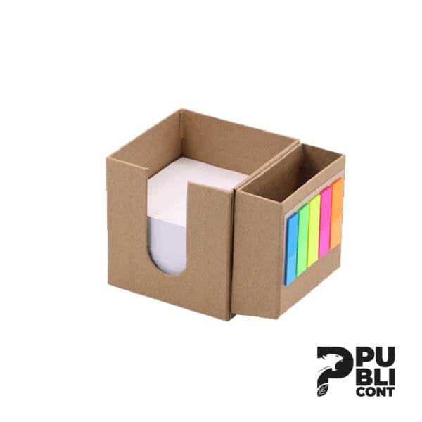 Porta Taco con compartimiento y Post-it