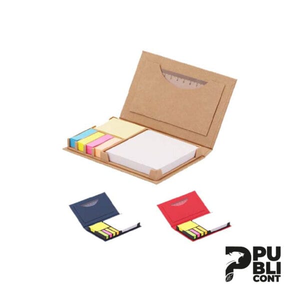 Porta taco con regla y Post-it