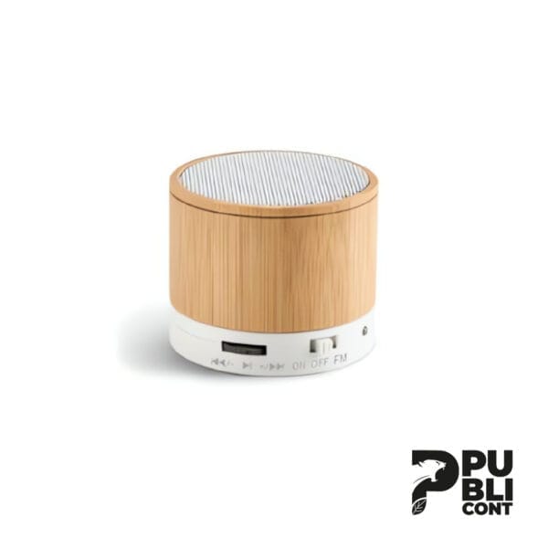Parlante de bambu Personalizado