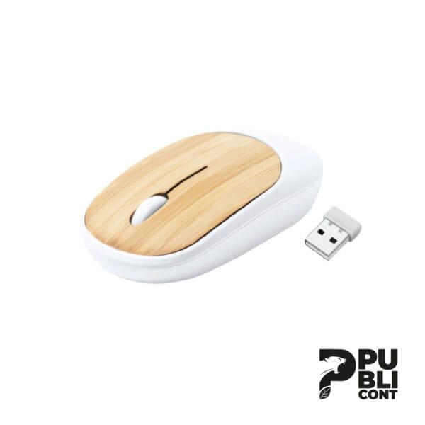 Mouse de Bambú BLANCO