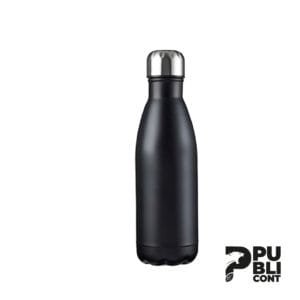 Tomatodo Aluminio Negro con tapa ploma 500 ml