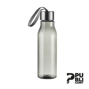 Tomatodo Transparente con tapa ploma y jalador 650 ml PLOMO OSCURO
