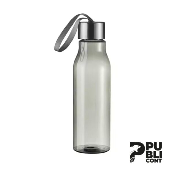Tomatodo Transparente con tapa ploma y jalador 650 ml PLOMO OSCURO