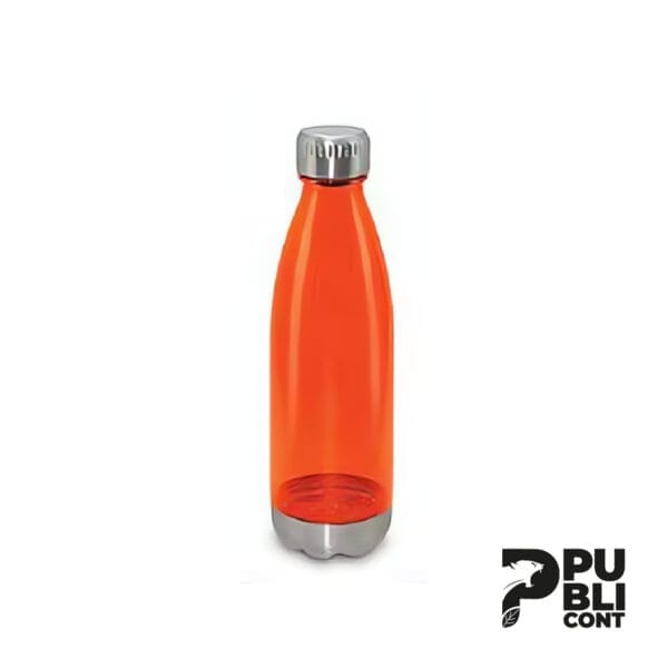 Tomatodo Transparente de Metal 700ml ANARANJADO