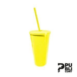 Vaso Plàstico Publicitario 12oz AMARILLO